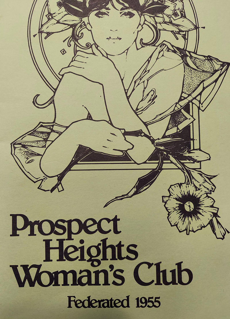 Scan of the Prospect Heights Woman's Club manual, Federated 1855