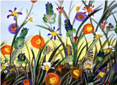 wildflowers painting