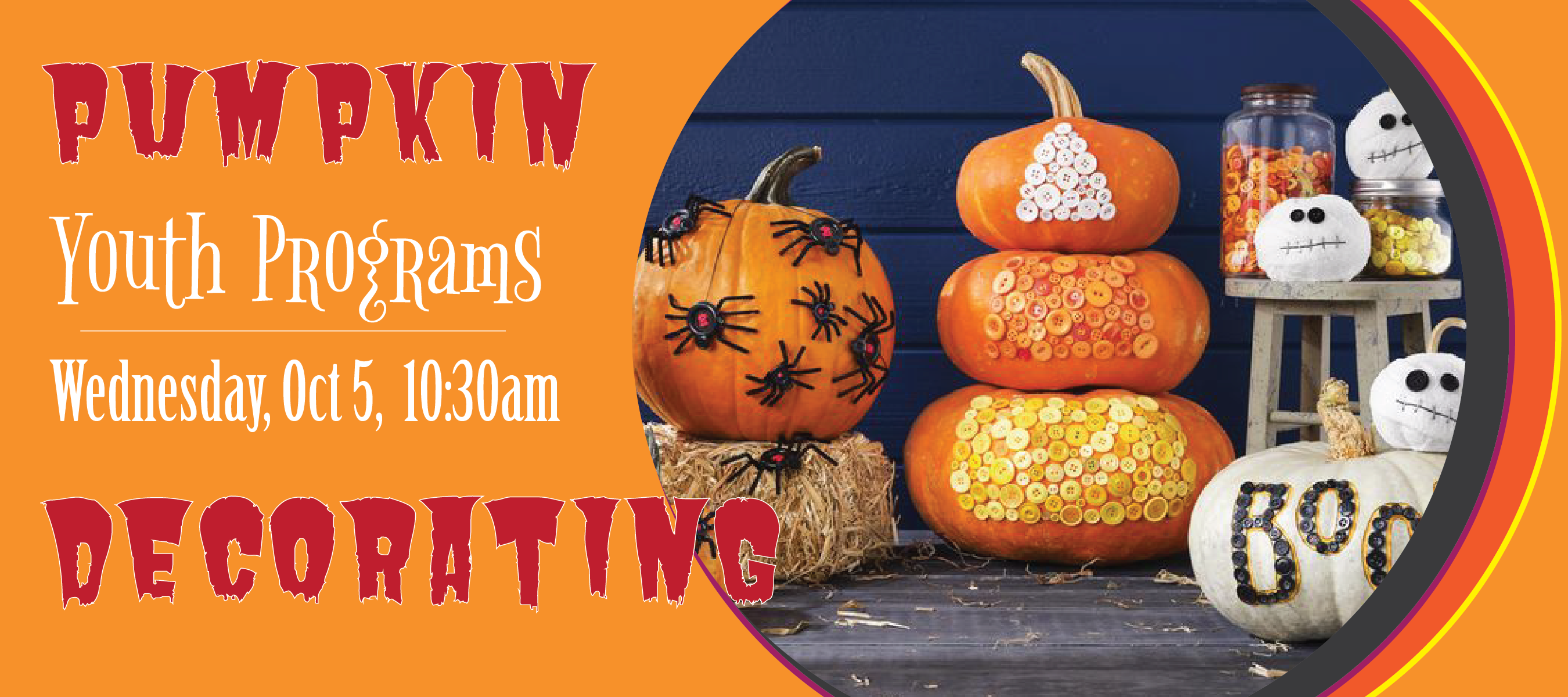 Pumpkin Decorating, Youth Programs, Prospect Heights