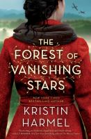 book cover woman in red coat with her back to us looks out to a forest