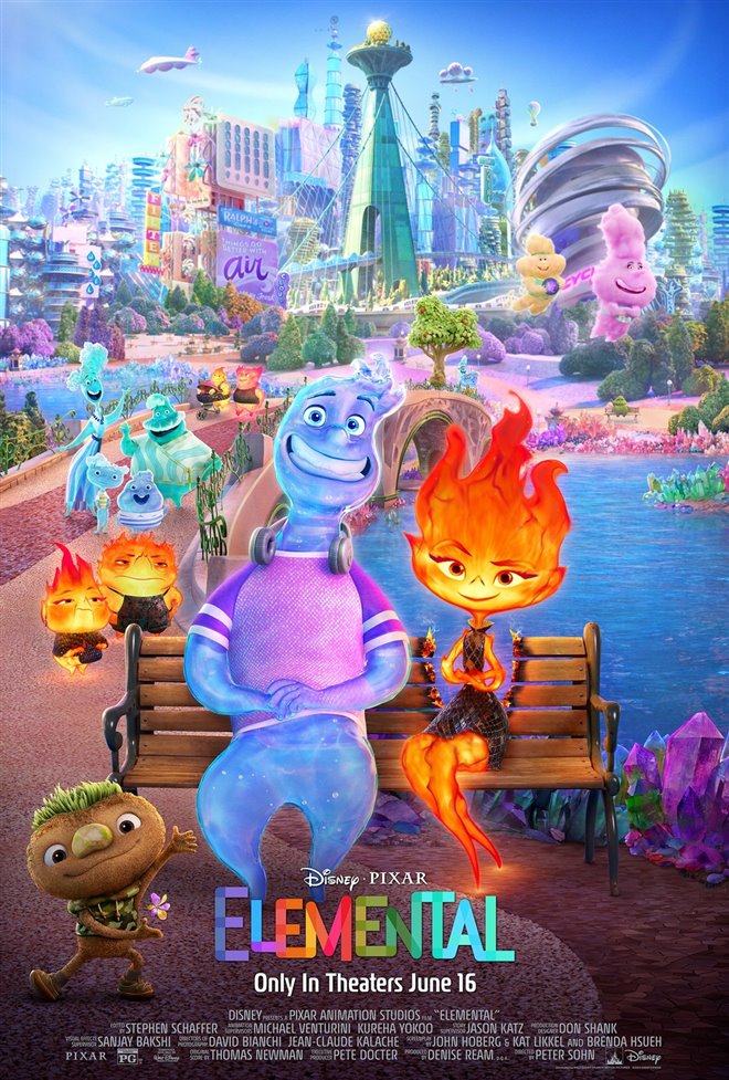 Elemental pixar poster 
