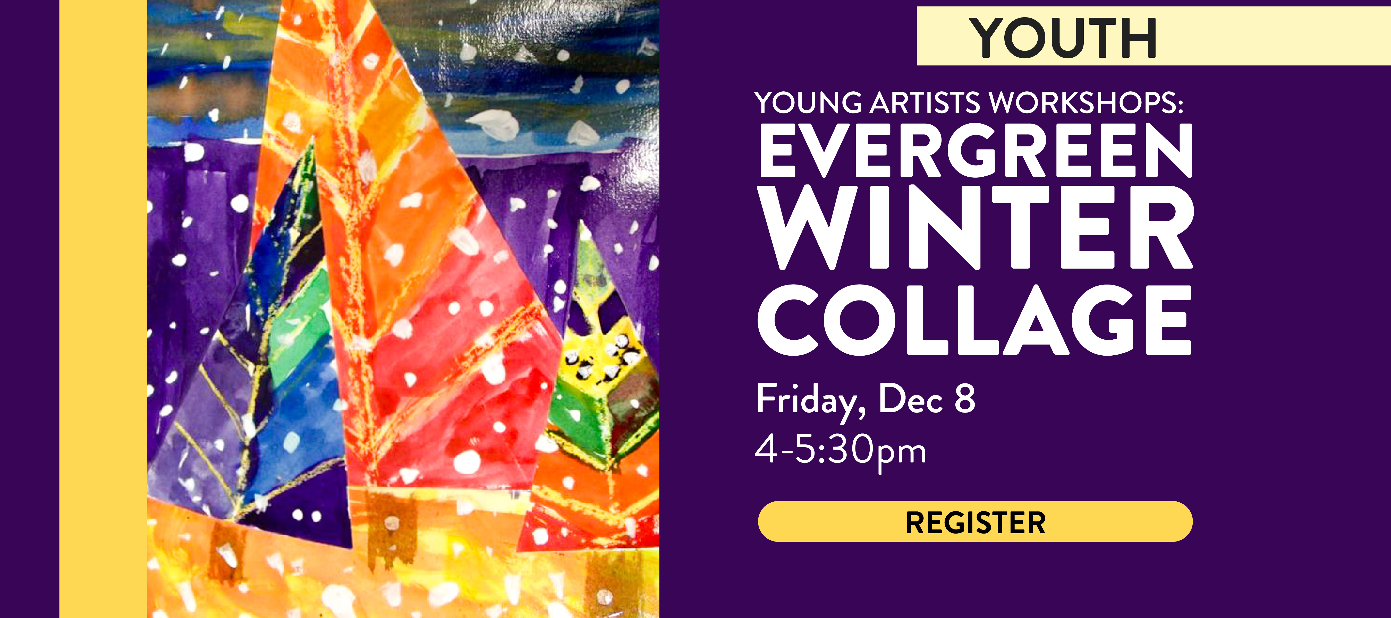 phpl, prospect heights public library, YOUNG ARTISTS WORKSHOPS: EVERGREEN WINTER COLLAGE