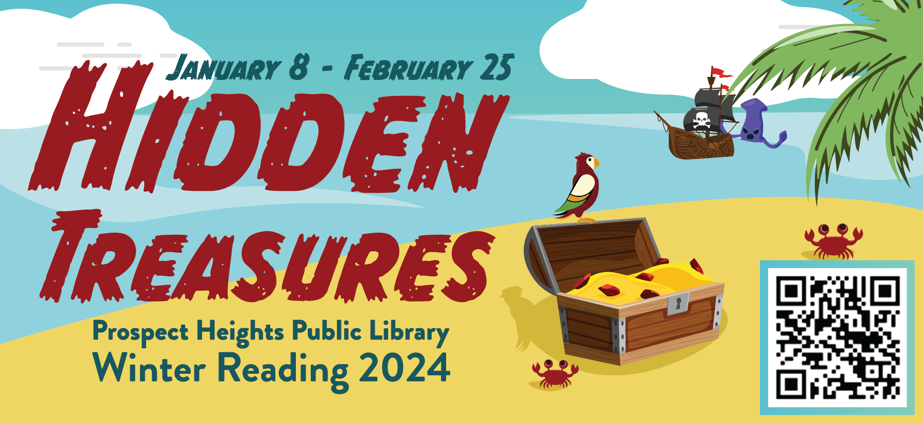 phpl, Prospect Heights Public Library, Hidden Treasures Winter Reading, Youth, Teen