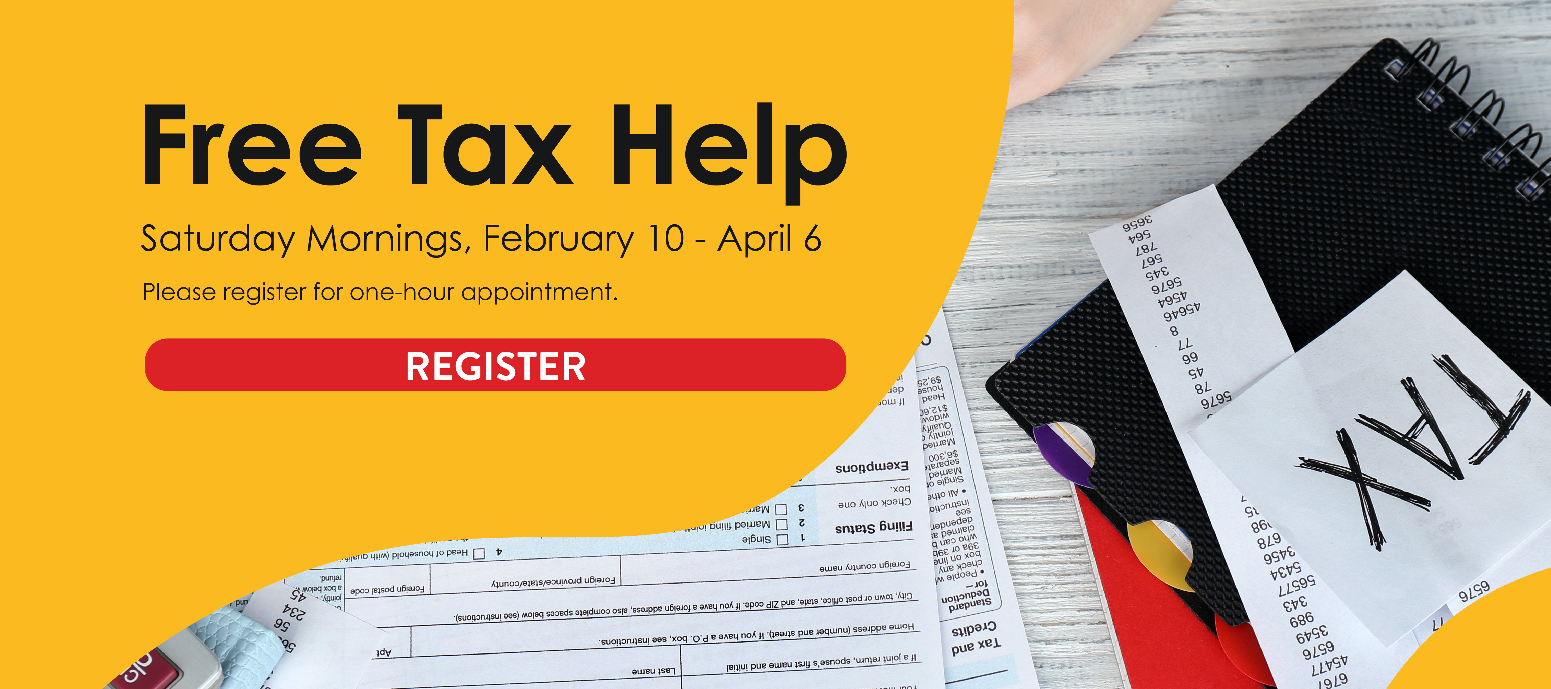 phpl, prospect heights public library, VITA FREE TAX PREPARATION