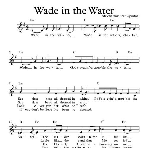 Wade in the Water 