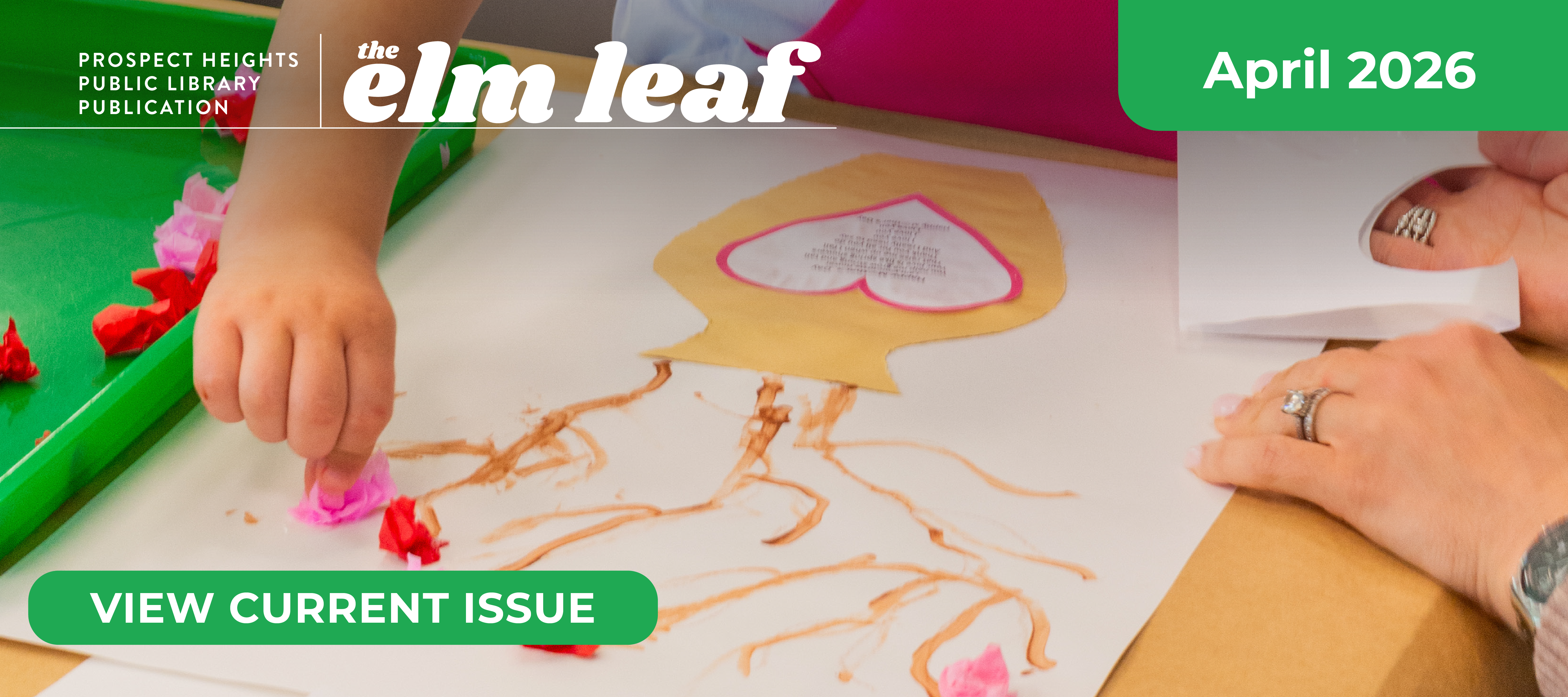 Cover of Elm Leaf featuring kids artwork.