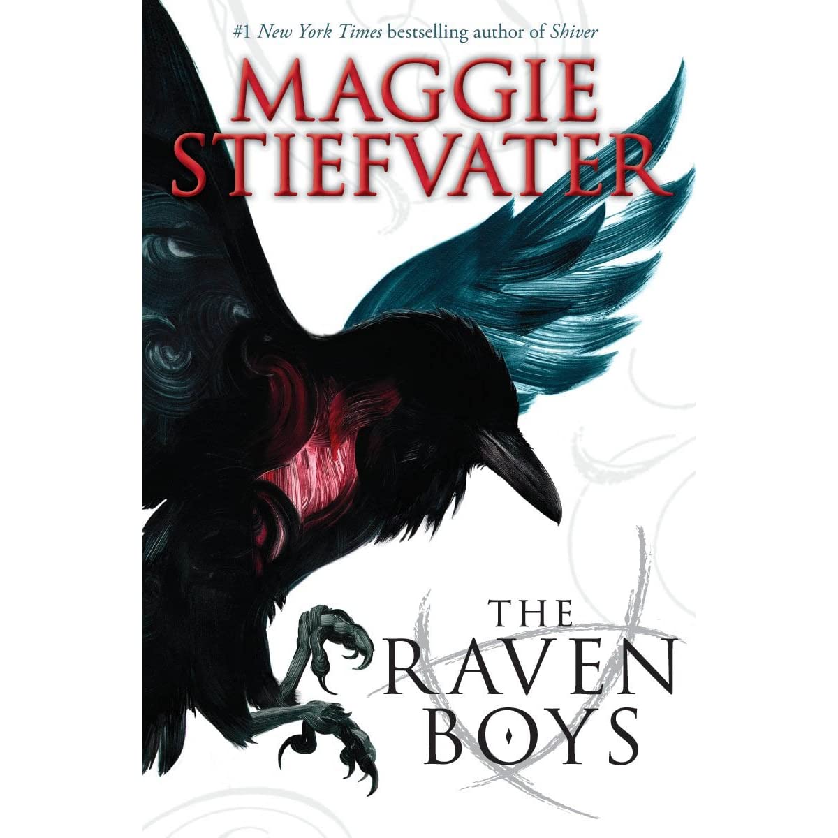 The Raven Boys by Maggie Stiefvater book cover. 