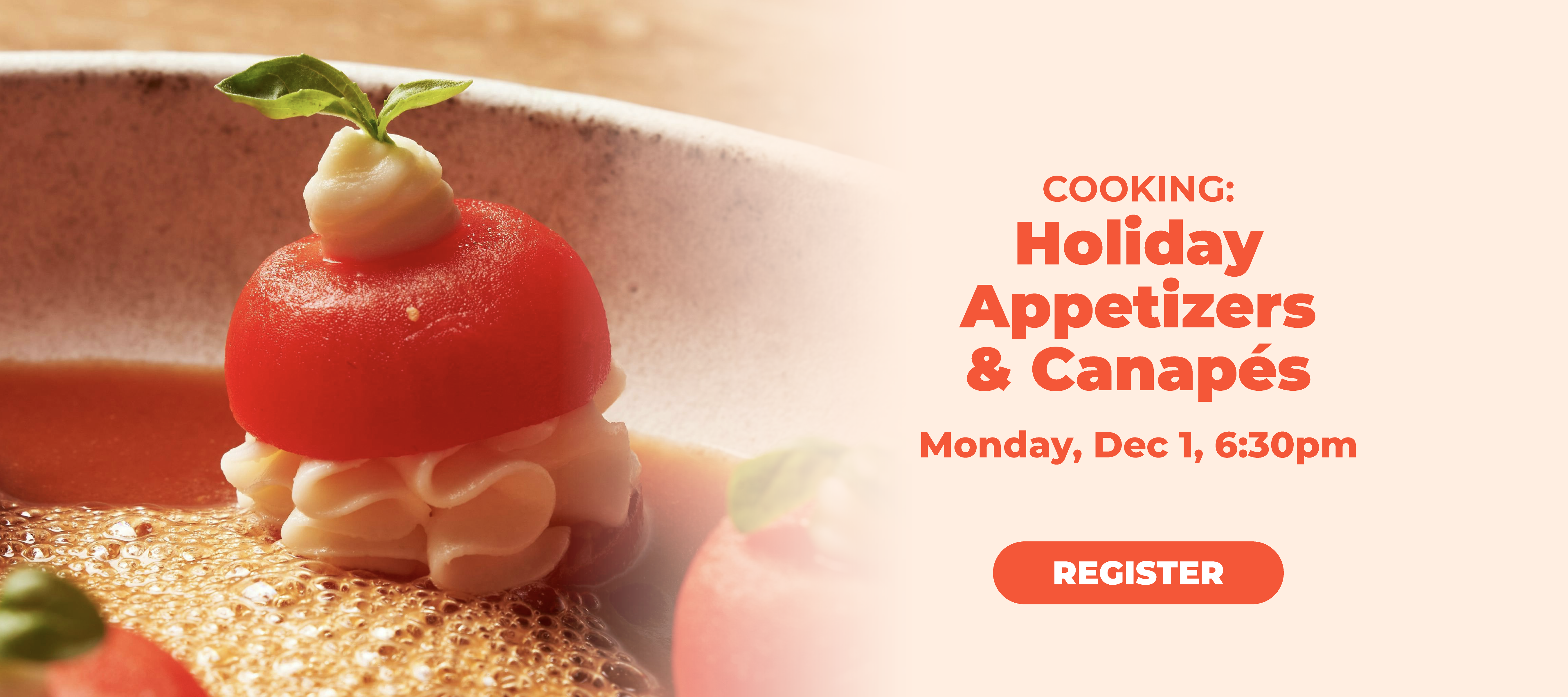 phpl, Prospect Heights Public Library, Cooking: Holiday Appetizers and Canapes, learn, make, create, adult