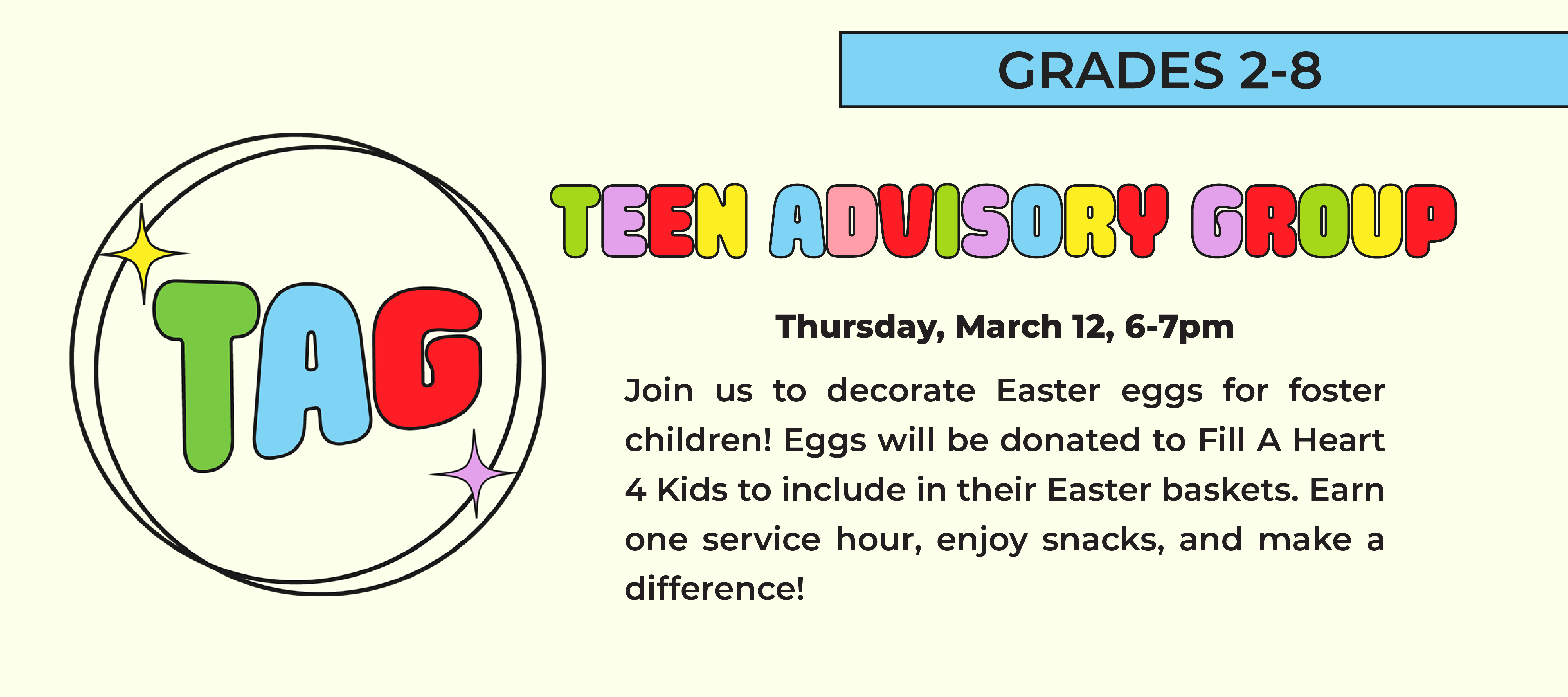 Teen Advisory Group logo.