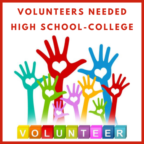 Volunteers HS-College Needed