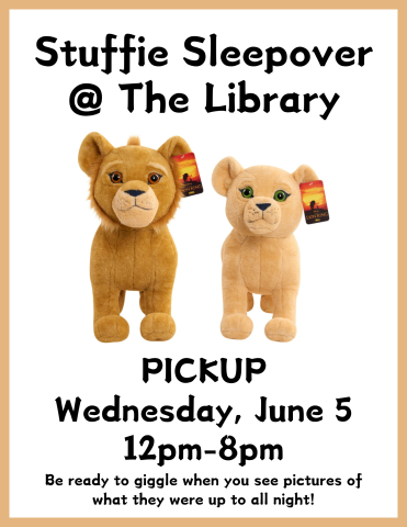 Stuffie Sleepover Pickup