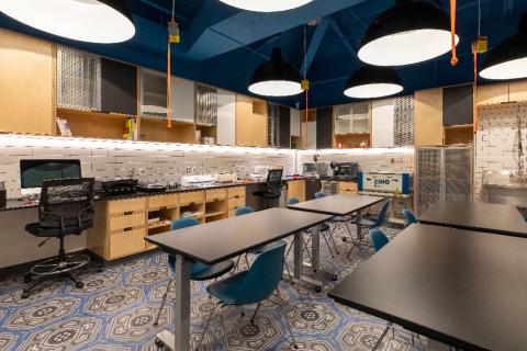 The Lab; Makerspace; 3d printing; laser cutting; embroidery; DIY; Prospect Heights Public Library