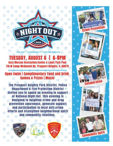 National Night Out, Prospect Heights Public Library, Prospect Heights, national night out, teen volunteers, volunteers, tween volunteers, family fun