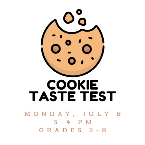 cookie taste test, cookies, chocolate chip, cookie, prospect heights, prospect heights library, library program