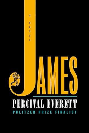 A black cover with yellow text James with a small figure of a man in the J
