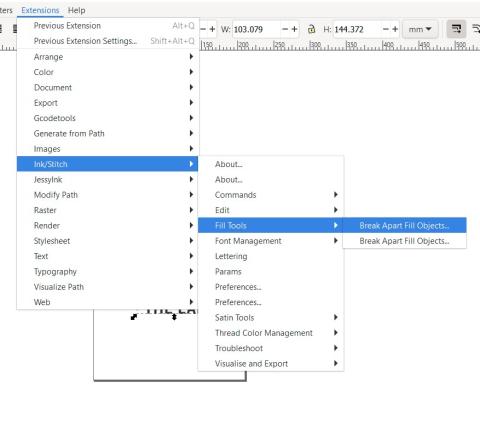 phpl, Prospect Heights Public Library, The Lab, Inkscape, Ink Stitch, Break Apart