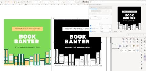 phpl, Prospect Heights Public Library, The Lab, Inkscape, Ink Stitch, trace panel