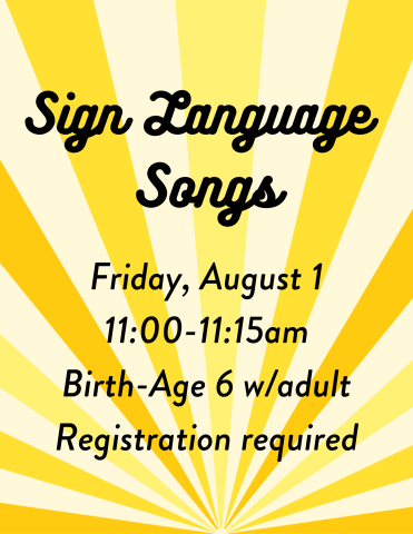 Sign Language Songs