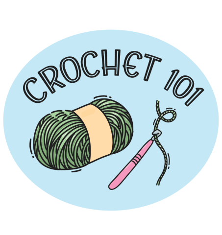 a bundle of yarn with a yarn hook