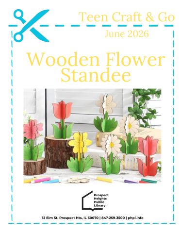 colored wooden flower cutouts 