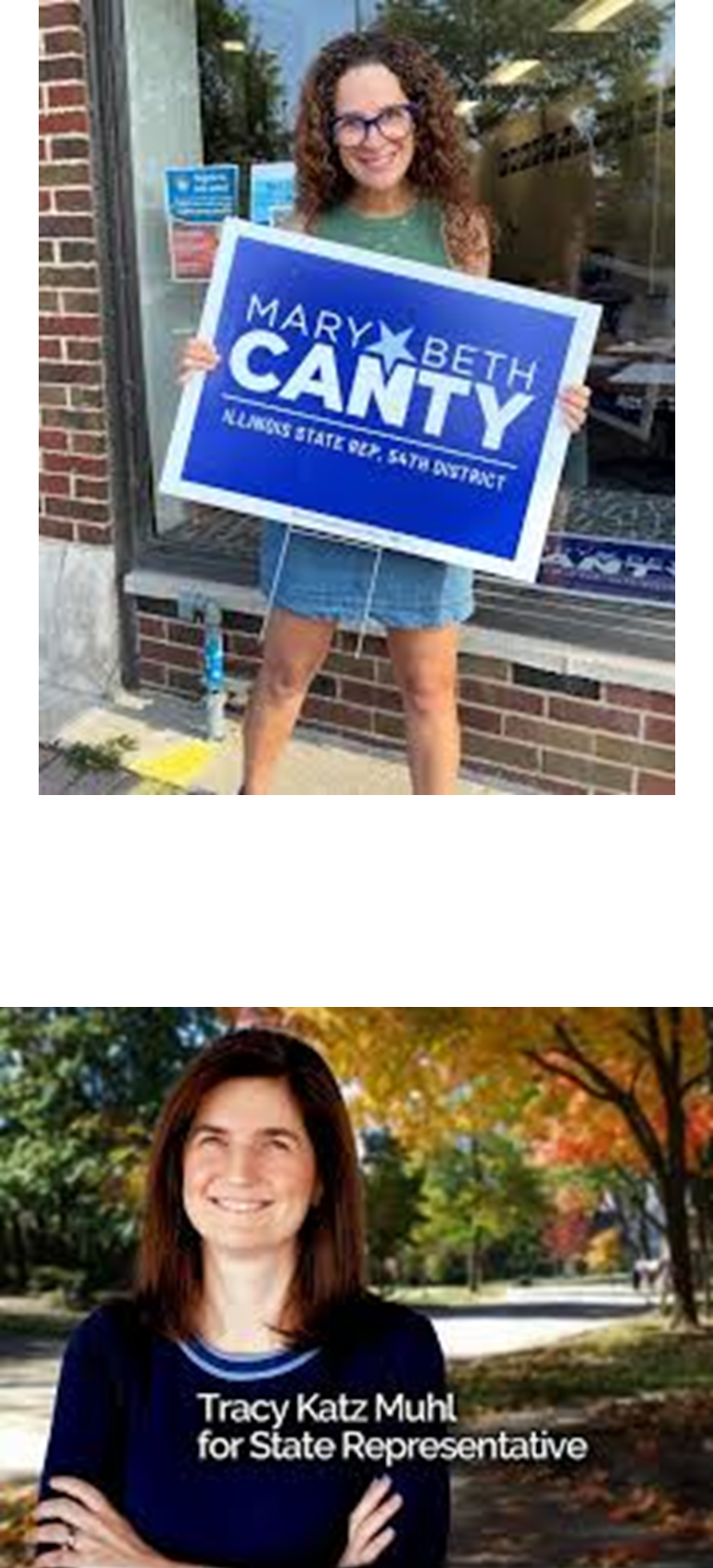 pictures of Mary Beth Canty and Tracy Katz Muhl