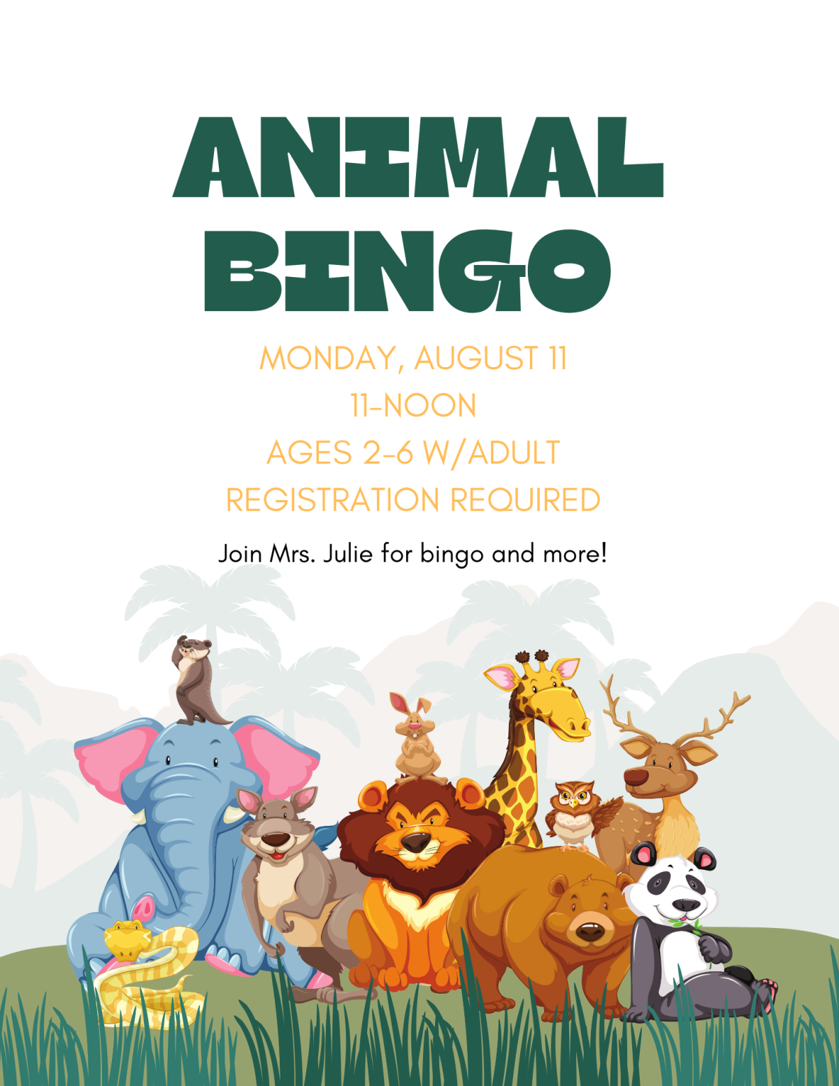 Animal Bingo
