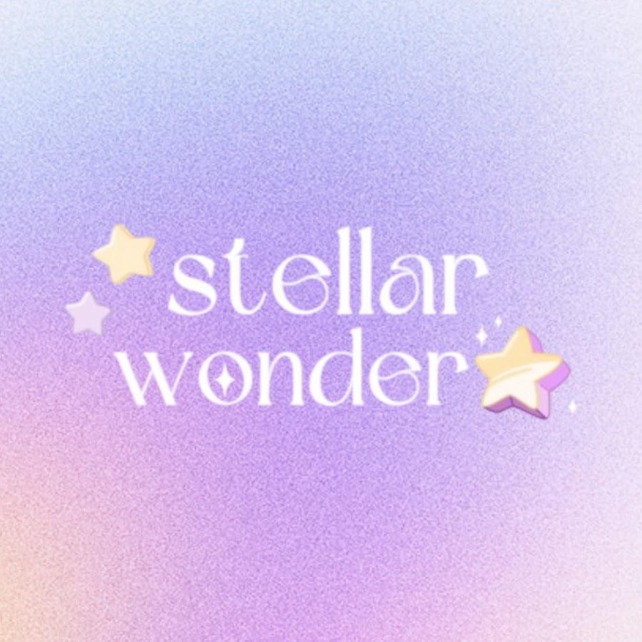 Text showing Stellar Wonder with stars along the text