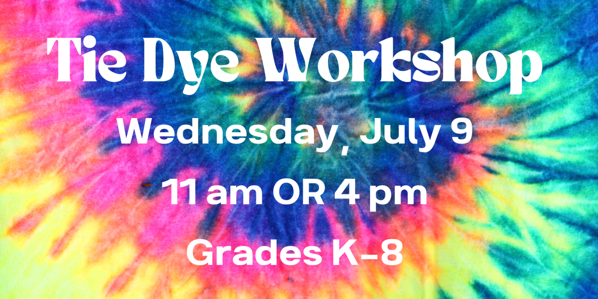 tie dye, craft, library program, prospect heights, library, prospect heights library
