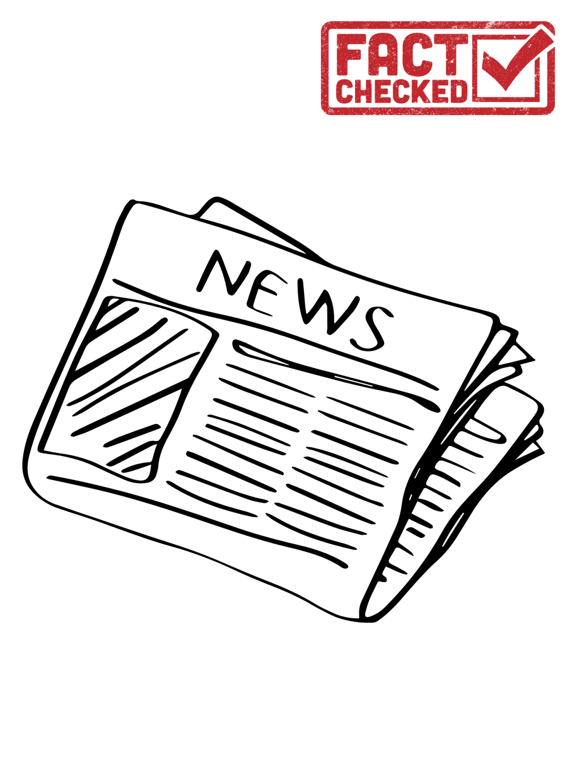 graphic of newspaper