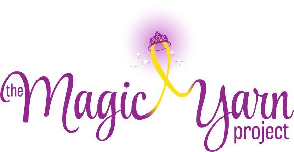 Text stating Magic Yarn Project along with a tiara