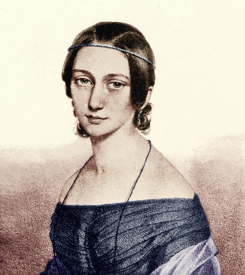 portrait of Clara Schumann
