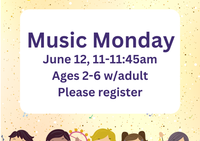 Music Monday, prospect heights public library, prospect heights, public library,