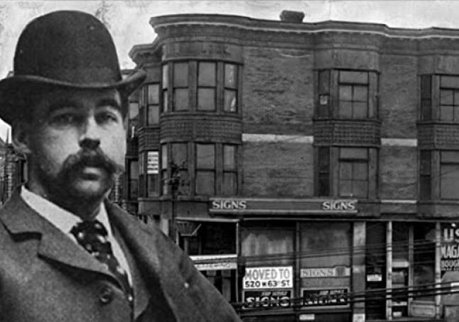 H.H. Holmes, thursday october 5, 7 to 8:15pm,