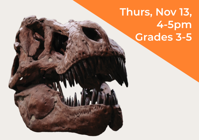 phpl, Prospect Heights Public Library, Dino Talk!, learn, science, family time, family fun, Youth