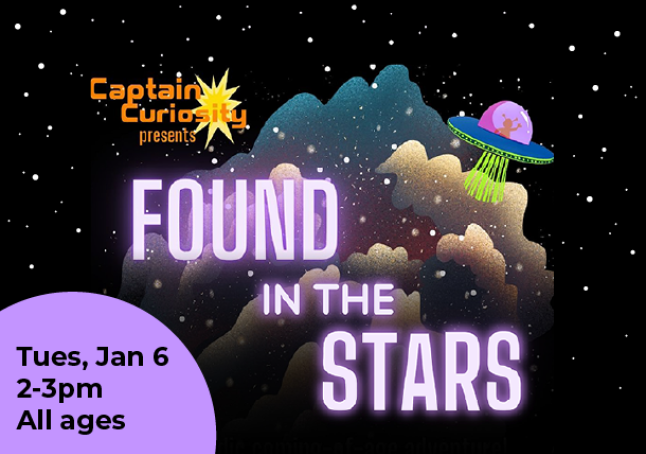 phpl, Prospect Heights Public Library, Captain Curiosity Found in the Stars, space, explore, Youth, Tween