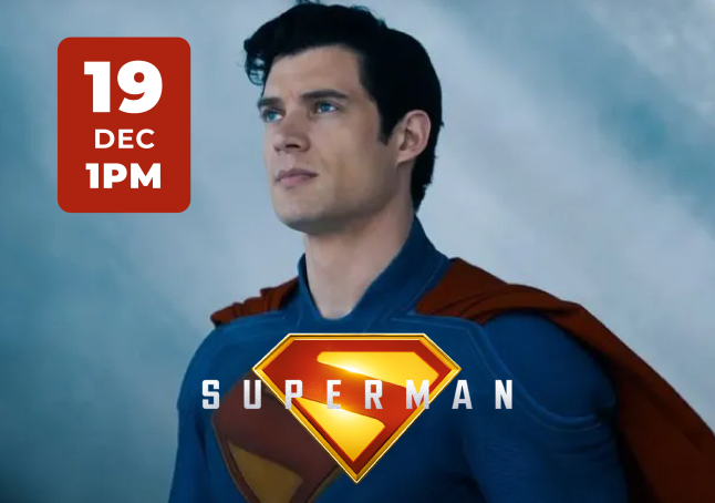 phpl, Prospect Heights Public Library, Friday Movie, Superman 2025, movie showing, movie at the library, watch a film, free film, Adult