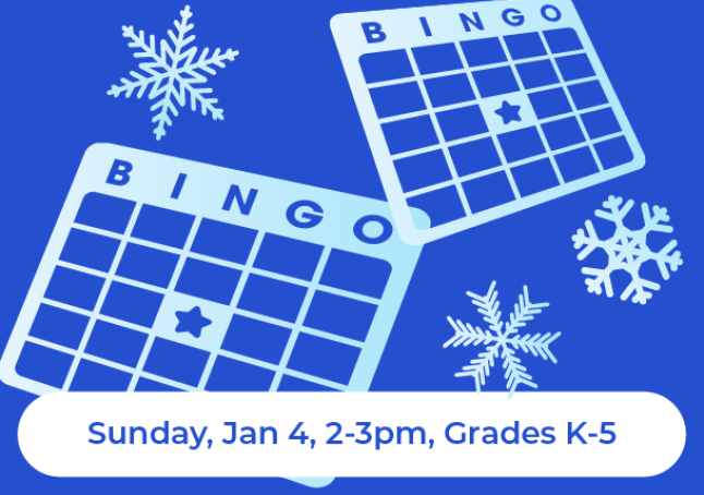 phpl, Prospect Heights Public Library, Winter Bingo!, games, play, have fun, Youth